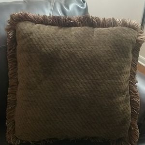Beautiful double sided pillow NWOT
